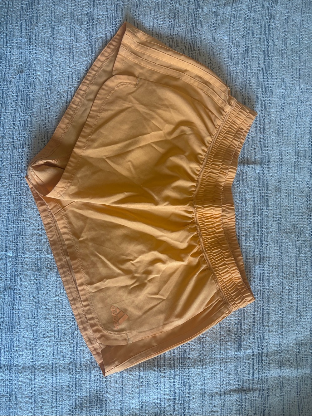adidas Women's Peach-Orange Athletic Running Shorts